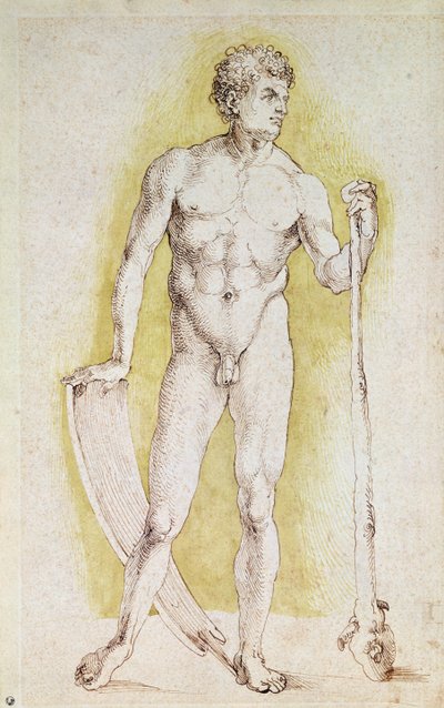 Young Nude Man by Albrecht Dürer